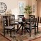Baxton Studio Mila Grey Upholstered and Dark Brown Finished Wood 7-Piece Dining Set 172-10530-10894 - alternate 9